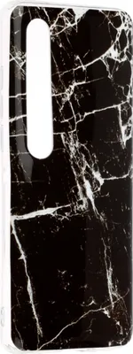 Produktbild von Mobigear Marble  Xiaomi Mi 10 Hülle Flexibles TPU Backcover - Schwarz