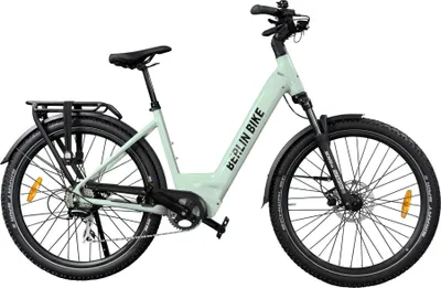 Produktbild von BERLIN SUV mint grün - E-Bike, Bafang 48V 250W Hinterradmotor, Schwalbe Sam K-Guard 27,5x2,35 mit Suntour XCM Hydraulic Suspension, Mintgrün