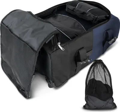 Produktbild von normani Reisetrolley mit Rucksackfunktion 90 L mit 5 Kleidertaschen