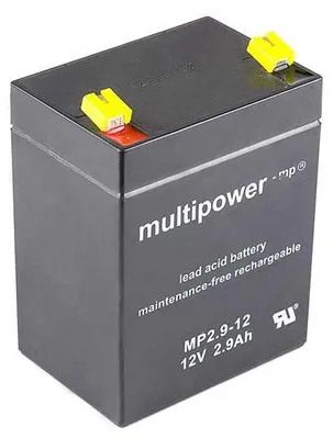 Produktbild von Multipower Bleiakku MP2,9-12 - 12V 2,9Ah