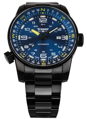 Produktbild von Traser Herrenuhr TS-109523 schwarz