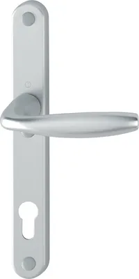 Produktbild von Hoppe Profiltür-Drückergarnitur New York 1810 / 3346SN Lochung PZ Entfernung 92mm Alu F1 40mm - 3256802