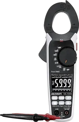 Produktbild von VOLTCRAFT VC-533 Stromzange digital CAT III 600 V Anzeige (Counts): 6000