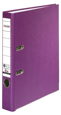 Zdjęcie produktu dla Teczka Falken 11286515 Recycolor - A4, 5 cm, fioletowa