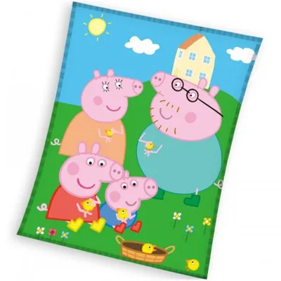Obrázok produktu pre Veľká deka Prasiatko Peppa a kuriatka