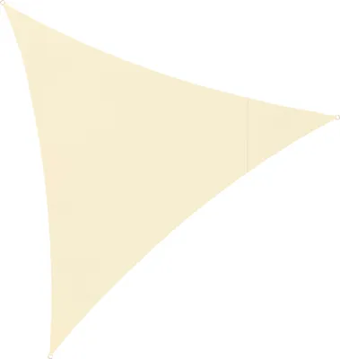 Produktbild von Sonnensegel Dreieckig 3x3x3 m für zuverlässigen Sonnenschutz Wasserdicht inkl. Befestigung Garten Strand Camping 23146, Farbe:Beige