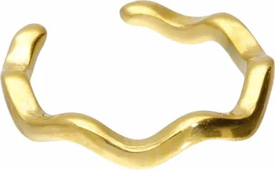 Produktbild von Chirurgenstahl Fake Ohrring WELLE