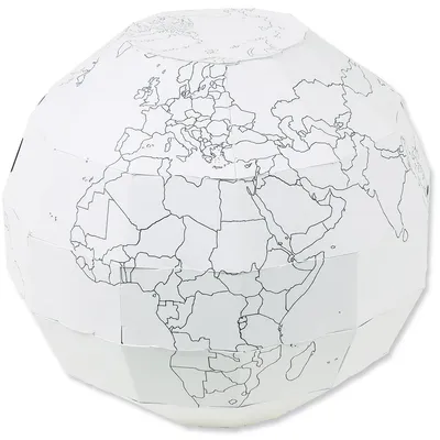 Immagine prodotto di Kit per la costruzione di un mappamondo in cartone