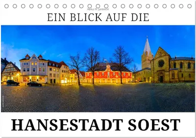 Produktbild von Ein Blick auf die Hansestadt Soest (Tischkalender 2025 DIN A5 quer), CALVENDO Monatskalender
