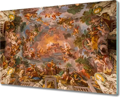 Produktbild von Coloray Schneidebrett Herdabdeckplatte 80x52 cm Kochplattenabdeckung Küchenbrett Hackbrett - historische Barock