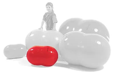 Obrázok produktu pre Gymnic Fitnessball "Gymnic Physio-Roll", Dxø: 65x40 cm, Rot