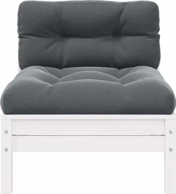 Produktbild von VidaXL 806635, Holz, Stoff, Polyester, Erwachsene & Kinder, 635 mm, 635 mm, 625 mm, 5 cm