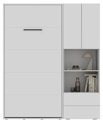 Obrázek produktu pro Sada SMARTBett M3 – skládací postel 100 x 200 a skříň STA.2.0017 Bílý