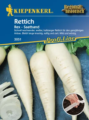 Produktbild von Rettich Rex (Saatband) | Radieschensamen von Kiepenkerl