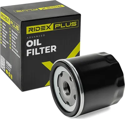 Produktbild von Ölfilter RIDEX PLUS 7O0048P Anschraubfilter für VW Golf VII Schrägheck (5G1, BQ1, BE1, BE2) Golf IV Schrägheck (1J1) Golf V Schrägheck (1K1) POLO (9N)