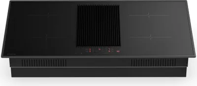 Zdjęcie produktu dla Klarstein Velaire Induktionskochfeld z wyciągiem - 80cm, 4 strefy, 8400W Boost, Touch-Slider, Timer, blokada dziecięca, wskaźnik ciepła resztkowego, zintegrowana okap, szkło, płyta indukcyjna z wyciągiem