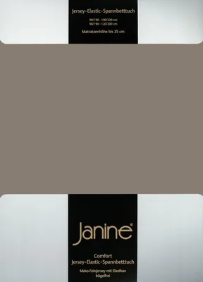 Immagine prodotto di Lenzuolo elastico Janine, 95% cotone, 5% Spandex SpB - 200x200 1 pezzo ELASTIC-JERSEY 5002-57-377 taupe