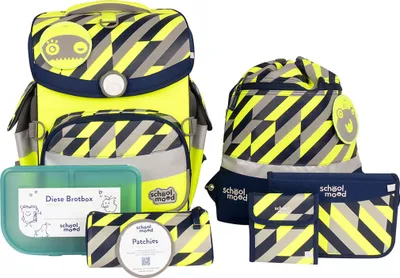 Produktbild von SCHOOL-MOOD TIMELESS Air Yannick Neon Yellow 7-tlg.