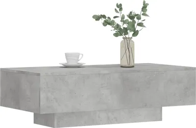 Produktbild von Langlebige Couchtisch Betongrau 100x49,5x31cm Holzwerkstoff - Möbel118136 - Couchtische
