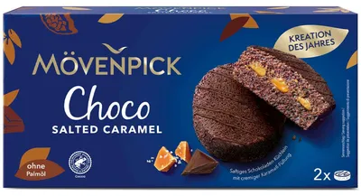 Produktbild von Mövenpick Choco Salted Caramel Küchlein 2x55g