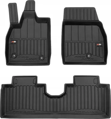 Obrázek produktu pro GUMOVÉ ROHOŽE A ROHOŽE DO FORD MUSTANG Mach-E od roku 2020 – 3D DRÁŽKA