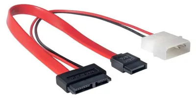 Productafbeelding van Slimline SATA naar Molex Stroomkabel Adapter voor PC