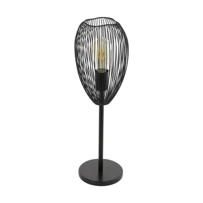 Zdjęcie produktu dla EGLO Clevedon, Czarny, Stal, Salon, II, E27, 1 szt.