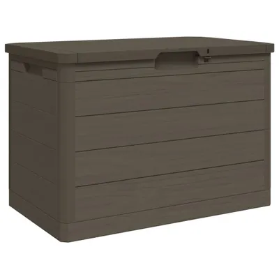 Immagine prodotto di vidaXL Scatola per cuscini da esterno marrone 77,5x44,5x53 cm in polipropilene