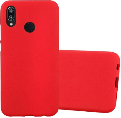 Obrázek produktu pro Cadorabo ochranné pouzdro pro Huawei P20 LITE 2018 / NOVA 3E pouzdro v červené barvě pouzdro na mobilní telefon TPU obal kryt pouzdro