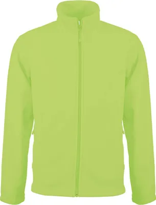 Produktbild von Kariban Herren Fleece Jacke Micro Fleecejacke Winterjacke Windjacke, Größe:XL, Farbe:Lime