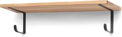 Produktbild von Rikmani Schweberegal mit Hacken Eiche Wandregal Hängeregal FLY (Natur) 90 cm