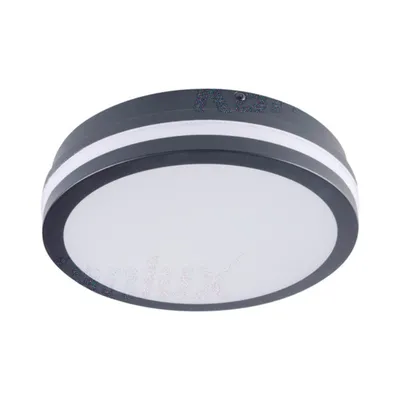 Image de Plafonnier LED Applique IP54 Rond Blanc 18Watts 4000K 230Volts Plastique Applique Intérieure et Extérieure Plafonnier