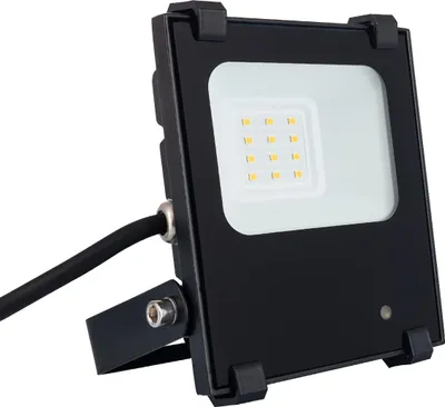 Produktbild von LED- Fluter 10W 140 lm/W IP65 HE PRO Dimmbar mit Radar Bewegungsmelder 3000K Warmweiß