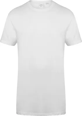Image de SF Men - T-shirt ourlet asymétrique pour homme PC6183 (XL) (Blanc)