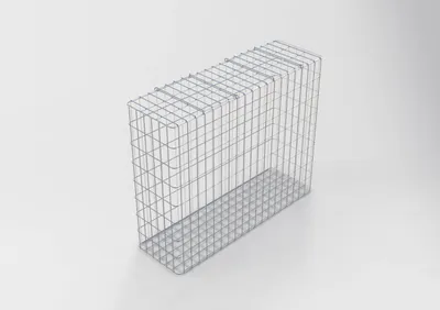 Produktbild von Gabione feuerverzinkt 102 cm x 82 cm x 32 cm, Maschenweite 5 cm x 10 cm, fertig geschweißt