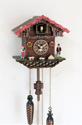 Produktbild von Kuckucksuhr aus dem Schwarzwald Schwarzwaldhaus Quarz Uhr Schwarzwaldpaar