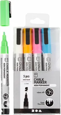 Immagine prodotto di Kreativfirma Krijt pennarello a colori, 5 pezzi.