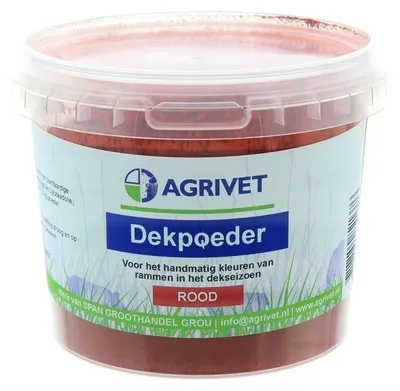 Productafbeelding van Agrivet Dekpoeder voor rammen Rood