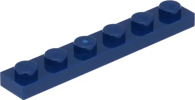Produktbild von Lego® 1x6 Platte 3666 - 1 Stück Dunkelblau