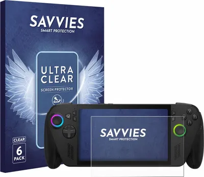 Produktbild von 6x Für ASUS ROG Xbox Ally X Schutzfolie Savvies Displayschutz Display Schutz Folie Klar Transparent