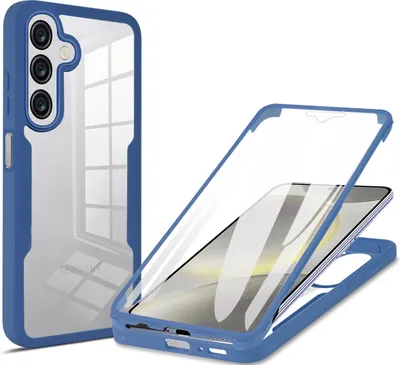 Produktbild von 360° Hülle für Samsung A16 – Vollschutz mit Integriertem Displayschutz Blau
