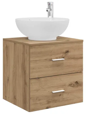 Produktbild von Wandmontierte Waschtisch Artisan-Eiche 49,5 x 44,5 x 66,5 cm