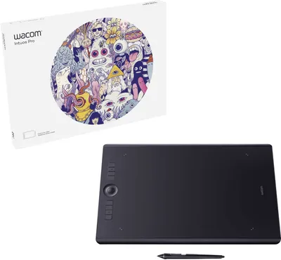 Image de Wacom Intuos Pro Large - Numériseur - droitier et gaucher - 31.1 x 21.6 cm - multi-touch - électromagnétique