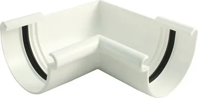 Produktbild von Marley Innenecke Kunststoff eckig 90° Verkehrsweiß RAL 9016 NW 75 mm