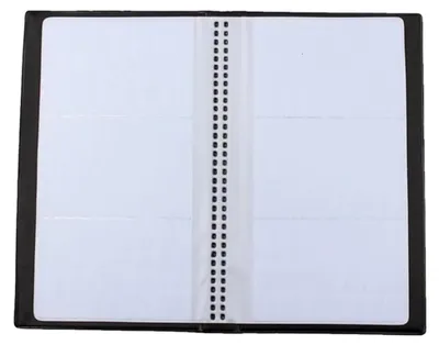 Produktbild von Schwarzer Kartenhalter mit Fächern für Visitenkarten, Ausweise und Kreditkarten