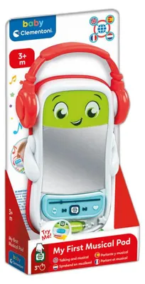 Productafbeelding van Clementoni Baby speelgoed: Muziekpod met lichtjes en geluiden - geschikt vanaf 3 maanden