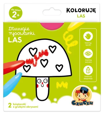 Zdjęcie produktu dla CzuCzu Dłuuuga kolorowanka Las 2+