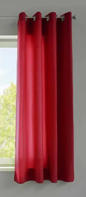 Produktbild von 1er Set Vorhänge Schal Ösen »Berlin« HxB 175x140 cm Bordeaux Blickdicht Microsatin Lichtdurchlässig Uni Matt 20405N
