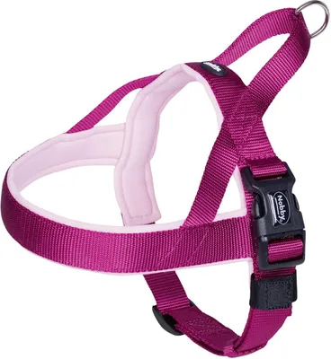 Zdjęcie produktu dla Nobby NORWEGER Geschirr "Classic Preno" L: 60-76 cm + 46 cm, W: 25/35 mm himbeere / pink