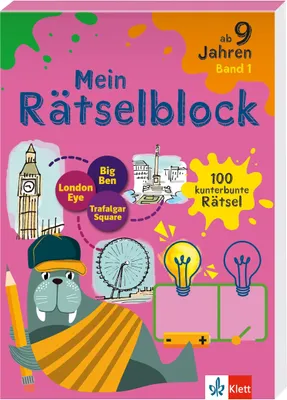 Produktbild von Klett Rätselblock ab 9 Jahren Band 1